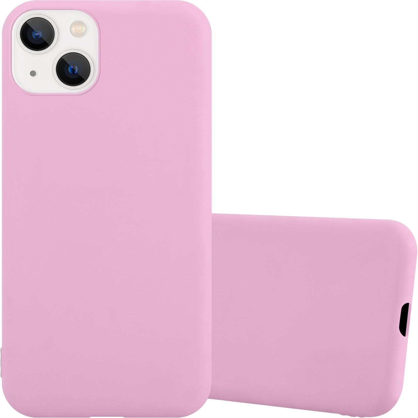 Cadorabo Hülle für Apple iPhone 14 PLUS im TPU Candy Style (Apple iPhone 14 Plus), Smartphone Hülle, Rosa