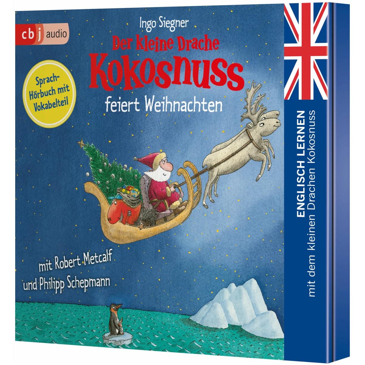 Thumbnail - Der kleine Drache Kokosnuss feiert Weihnachten, Hörbücher von Ingo Siegner, Robert Metcalf, Philipp Schepmann