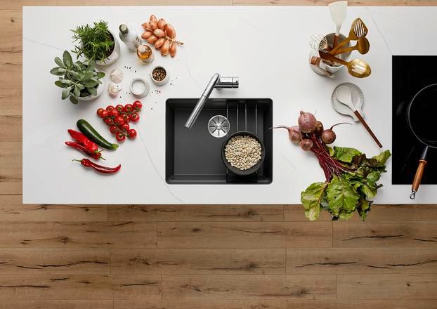Actual product image Blanco Etagon 500-U (Undermount sink, 46 cm, 53 cm)