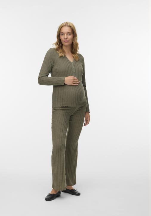 Actual product image Mamalicious Normal geschnitten V-Ausschnitt Top Bluse (L)