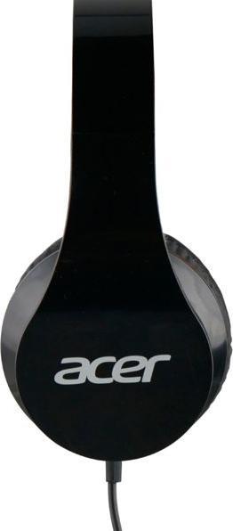 Actual product image Acer Over-ear headphones black 3.5mm jack, 1.2m long cable, volume: 93db, frequency: 20Hz (Cable)