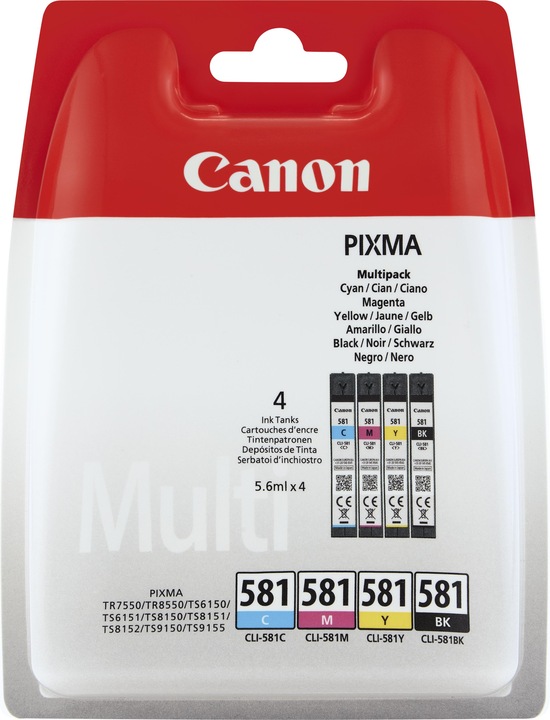Canon CLI-581 Multipack (M, BK, C, Y)