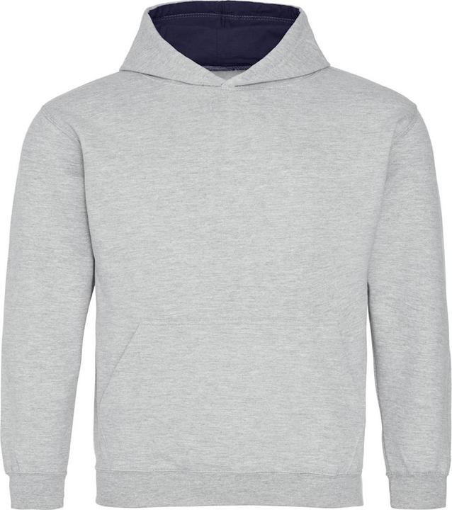 Dunkelblau, Grau meliert