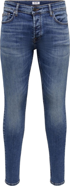 Only & Sons ONSWARP SKINNY BLUE Skinny Fit Jeans