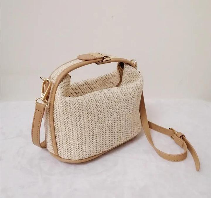 Only-Bags.Store Stroh Umhängetasche Mode Bohemian Kleine Stricken Sommer Geldbörse Und Handtasche Casual Urlaub