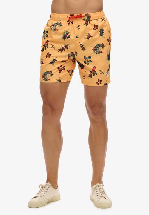 Produktbild Superdry Badehose mit Hawaii-Print (M)