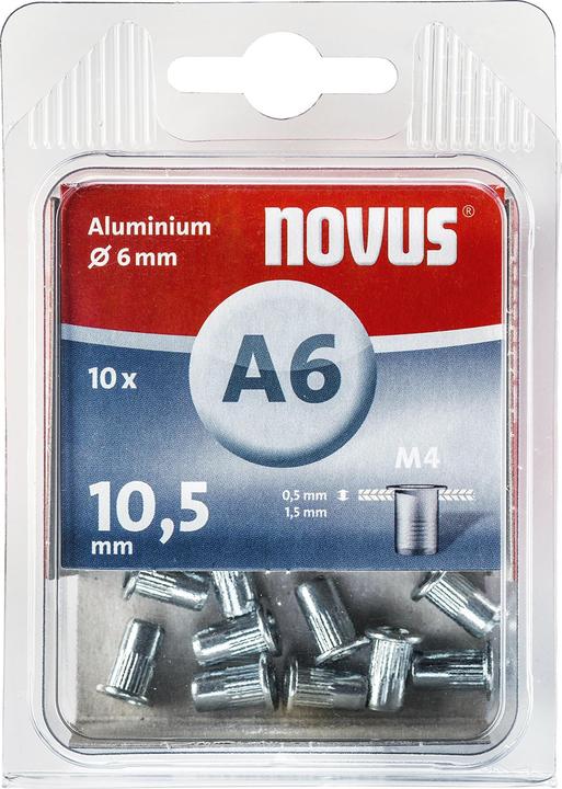 Actual product image Novus Blind rivet nut (Ø x L) 6 mm x