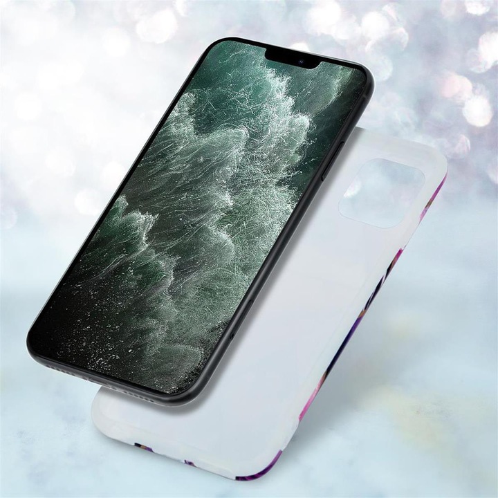 Produktbild Cadorabo IMD TPU Bunter Marmor Cover (Apple iPhone 12 Pro Max)