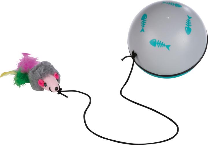 Produktbild Trixie Turbinio Ball mit Motor und Maus (Beschäftigungsspielzeug Katze)