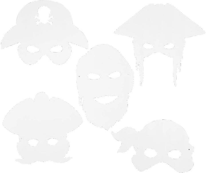 Immagine prodotto Creativ Company Accessori per feste Maschere da pirata 16 pezzi (16 pz.)