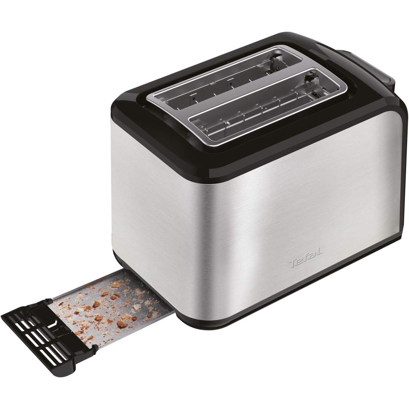 Tefal Schwarz Tt410dtoaster, Toaster,