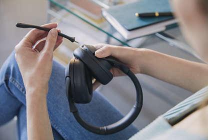 Actual product image Philips TAH8507BK/00 (ANC, 55 h, Wireless)