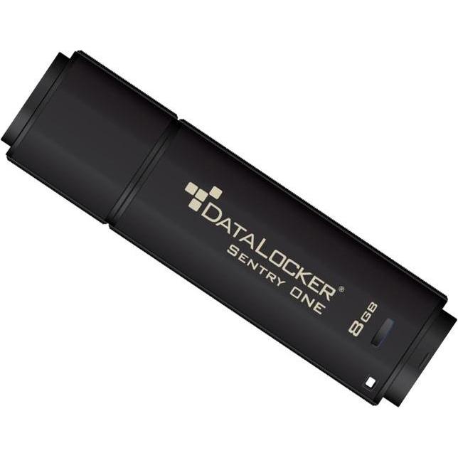 DataLocker SENTRY ONE SECURE USB 3.1 GEN1 (8 GB, USB-A), Chiavetta USB, Nero