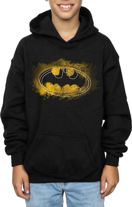 Immagine prodotto Batman Spray Logo Felpa con Cappuccio Ragazzi (116)