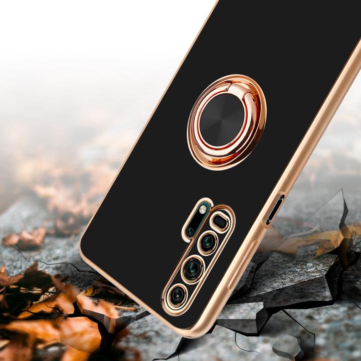 Immagine prodotto Cadorabo Custodia per Honor 20 PRO in TPU con protezione della fotocamera e anello LM089 Style (Honor 20 Pro)