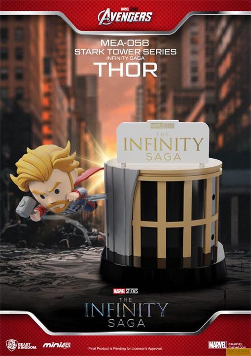 Immagine prodotto Beast Kingdom Marvel figurine Mini Egg Attack The Infinity Saga serie Stark Tower Set 12 cm