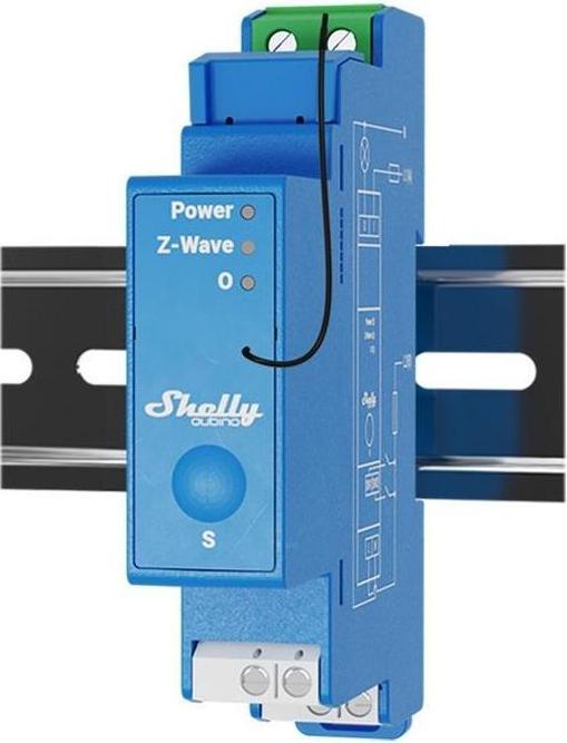 Actual product image Shelly ALREZWE W PRO1 - Qubino Wave Pro 1 (Switch actuator)