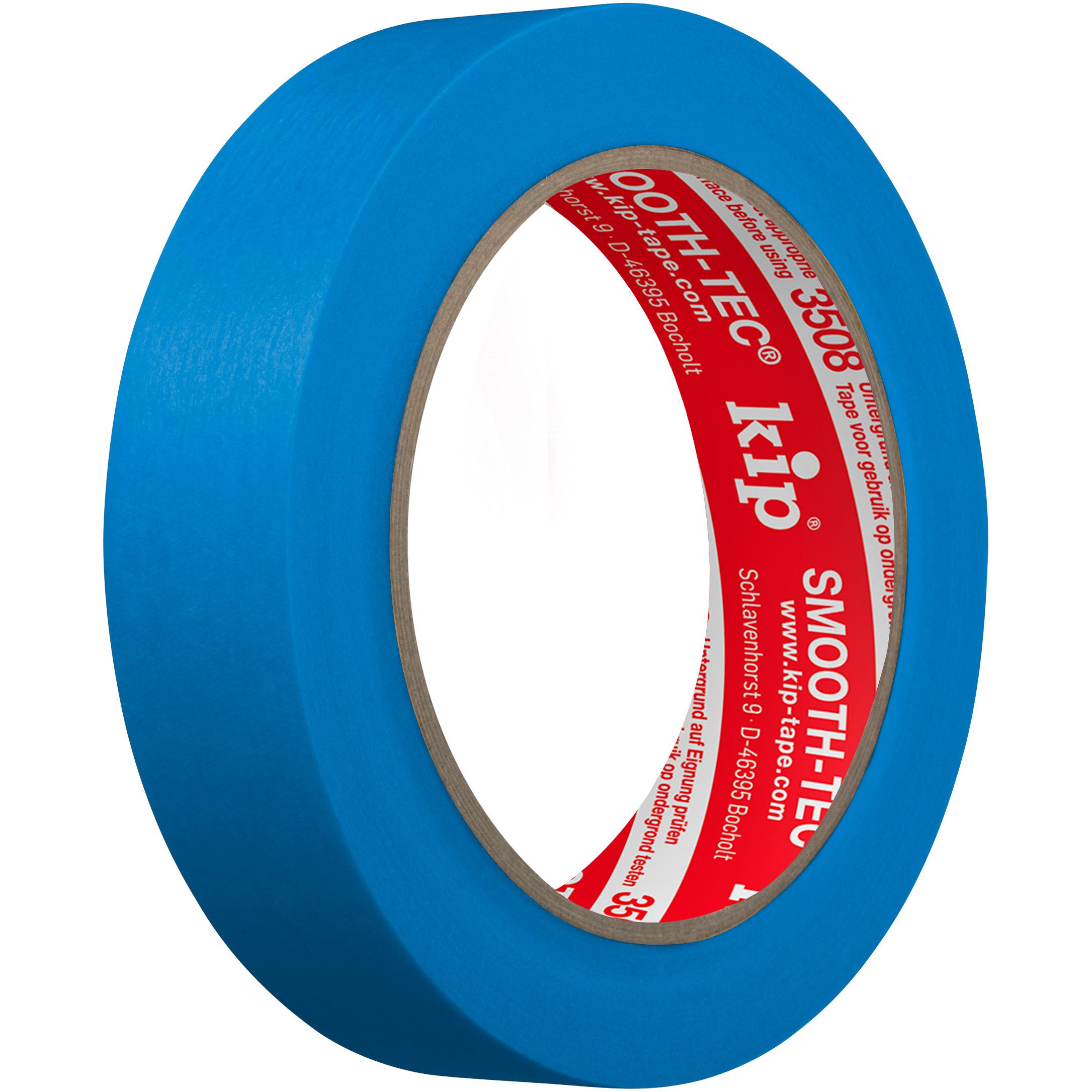 Kip Glattkreppband 3508 SMOOTH-TEC glatt blau Länge 50 m Breite 24 mm (24 mm) (3508-23)