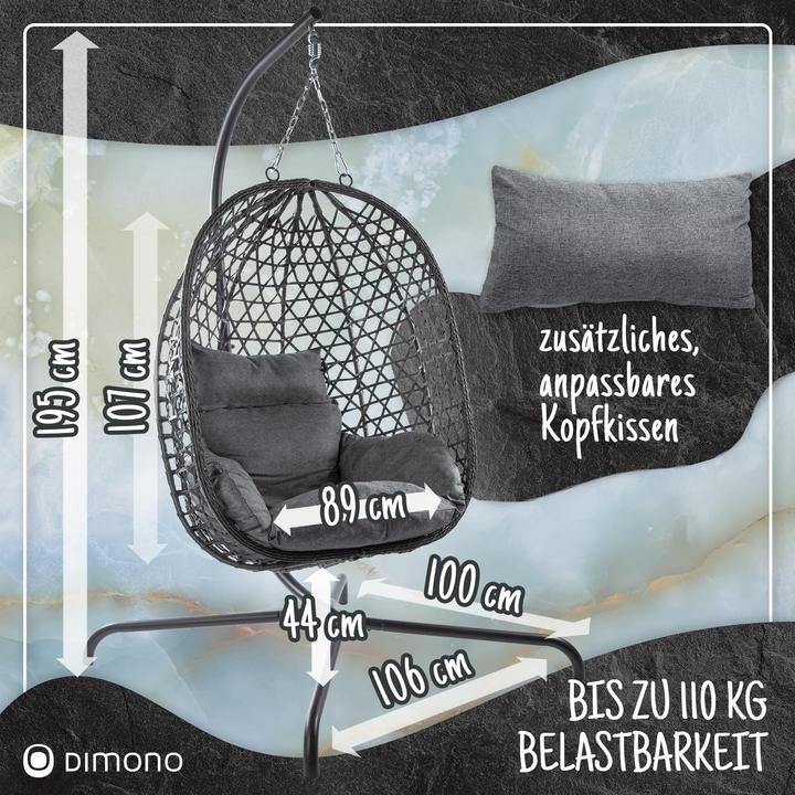 Image du produit Goods + Gadgets Hängekorb mit Gestell