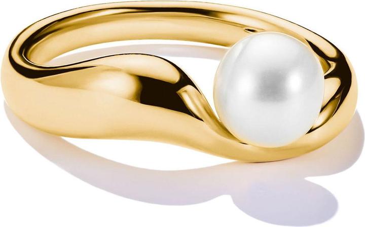 Produktbild Thomas Sabo Ring mit Perle Natural Beauty vergoldet (58, 925 Silber)