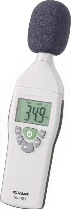 Actual product image Voltcraft SL-100 SE Sound Level Meter 30 - 130 dB 31.5 Hz - 8 kHz