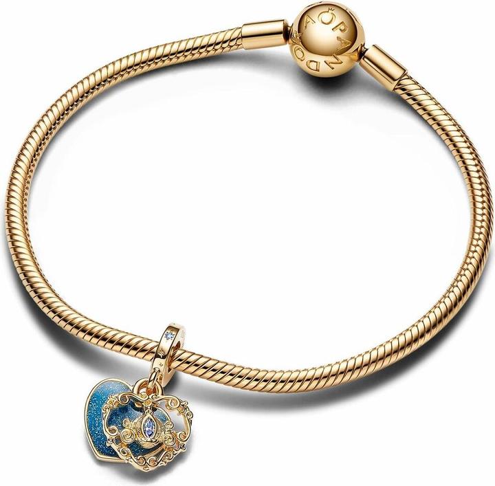 Produktbild Pandora Disney Cinderellas Kutsche & Herz Doppelter (Vergoldet, Emaille)