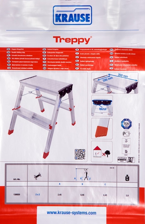 Immagine prodotto Krause Scala pieghevole bifacciale Treppy 130020 (Stile)