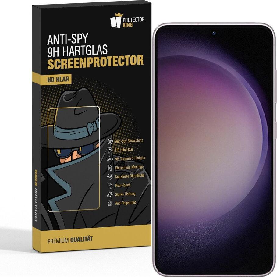 Protectorking 2x Echtes Tempered 9H Panzerhartglas Blickschutz (2 Stück, Samsung Galaxy A52), Smartphone Schutzfolie