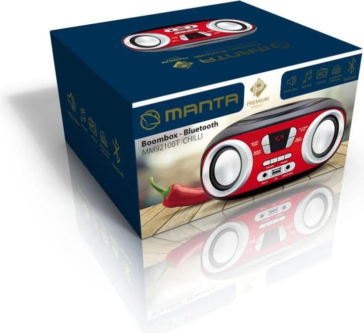 Actual product image Manta MM9210 BT Chilli (FM, Bluetooth)