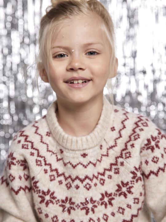 Produktbild Envie de Fraise Weihnachts-Pullover Kinder Jacquardstrick-Capsule (110)