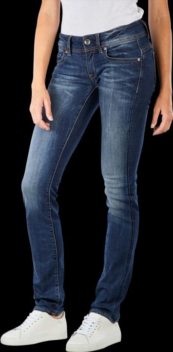 Produktbild G-Star Midge Saddle Mid Straight Jeans Neutro dk aged (W31/L32)