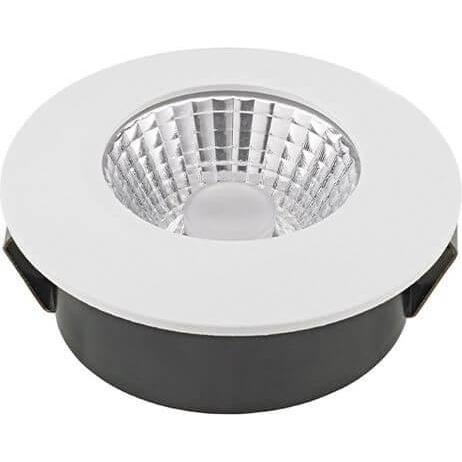 Sigor, Applique + Plafoniera, Luce da incasso Diled 5W 280lm 3000K Downlight bianco 36° dimmerabile (280 lm)