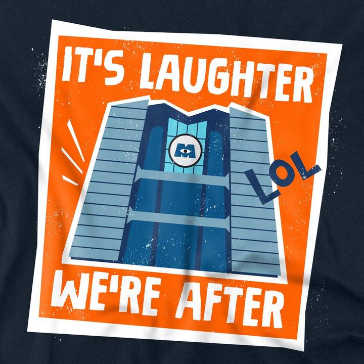 Actual product image Monsters at Work Unisex Adult It's Laughter We're After T-Shirt (S)