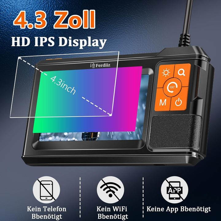 Image du produit Ferdiiz Endoskopkamera mit Licht