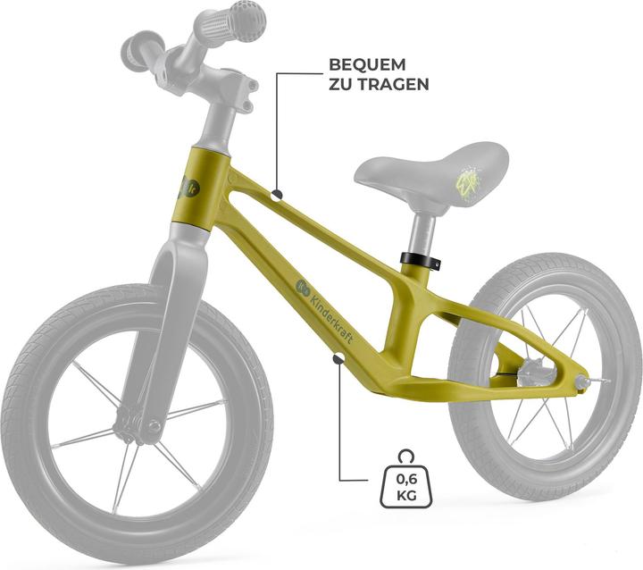 Produktbild KinderKraft balance bike ETER LIME