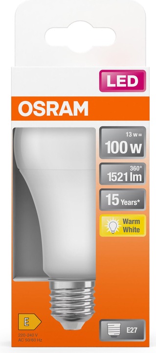 Immagine prodotto Osram LED monocromatico (E27, 14 W, 1521 lm, 1 x, F)