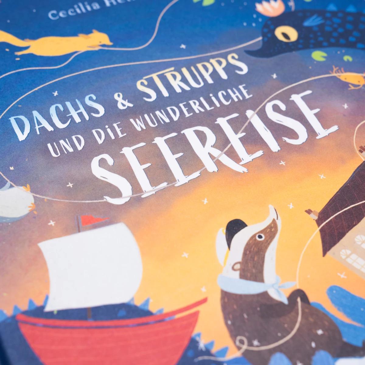 Thumbnail - Dachs & Strupps und die wunderliche Seereise, Kinderbücher von Cecilia Heikkilä, Katja Maatsch