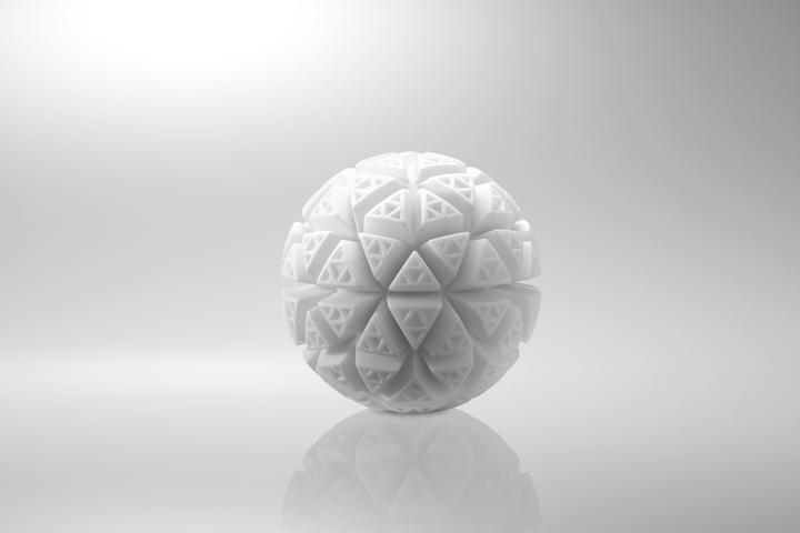 Actual product image Tenga Geo Glacier