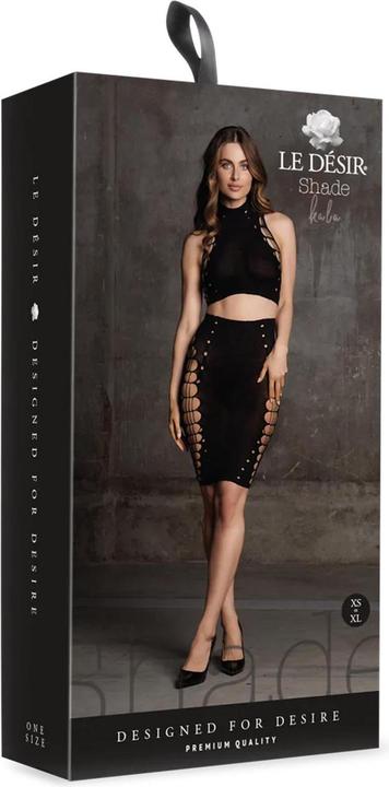 Actual product image Le Désir Kala XXXVII - Two Piece with Turtleneck, Crop Top and Skirt - One Size (One size)