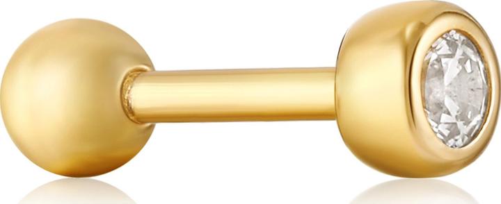 Produktbild Ania Haie Ohrstecker Sparkle Bezel Barbell 925 Sterling Silber (925 Sterling Silber)