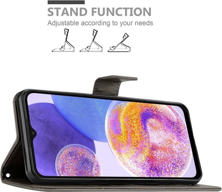 Actual product image Cadorabo Flower Book Case for Samsung Galaxy A23 4G (Samsung Galaxy A23)