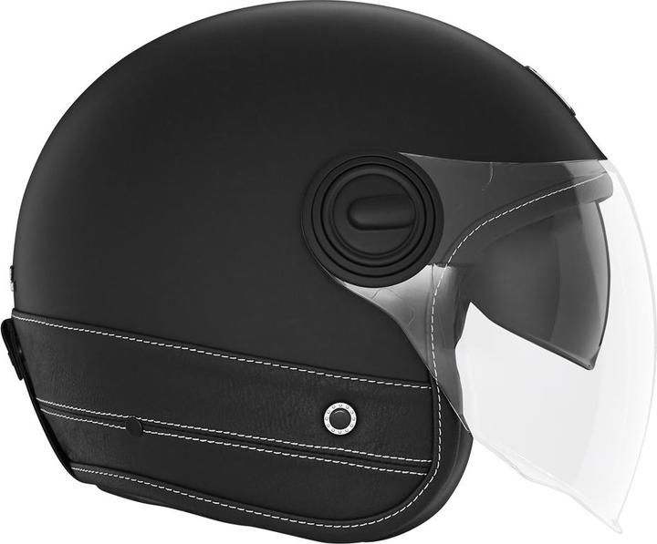 Cuir noir, Noir mat