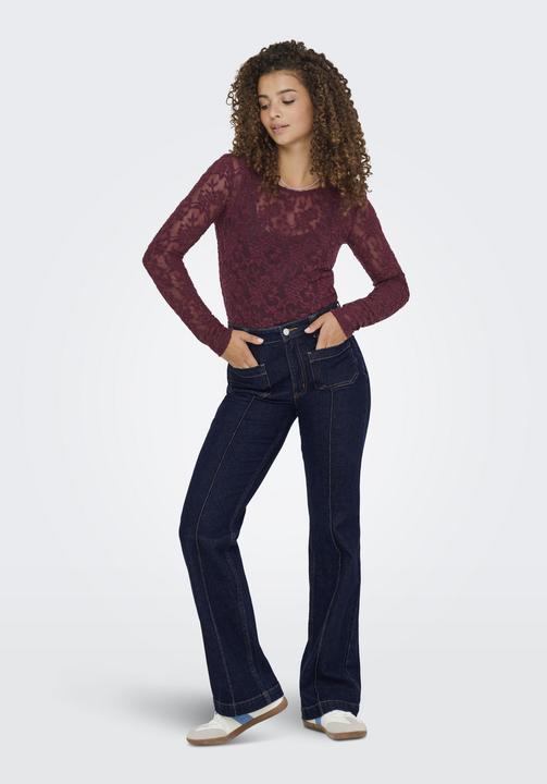 Produktbild Only ONLEMILY Hohe Taille Flared Jeans Flared fit jeans (W33/L30)