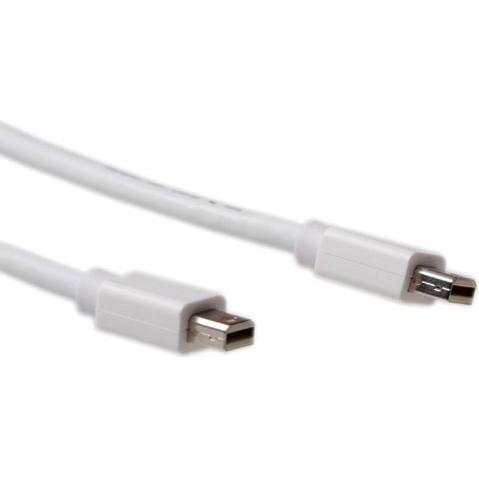 ACT AK3960 1.5m Mini DisplayPort Mini DisplayPort Weiss DisplayPort-Kabel (1.50 m, DisplayPort), Video Kabel