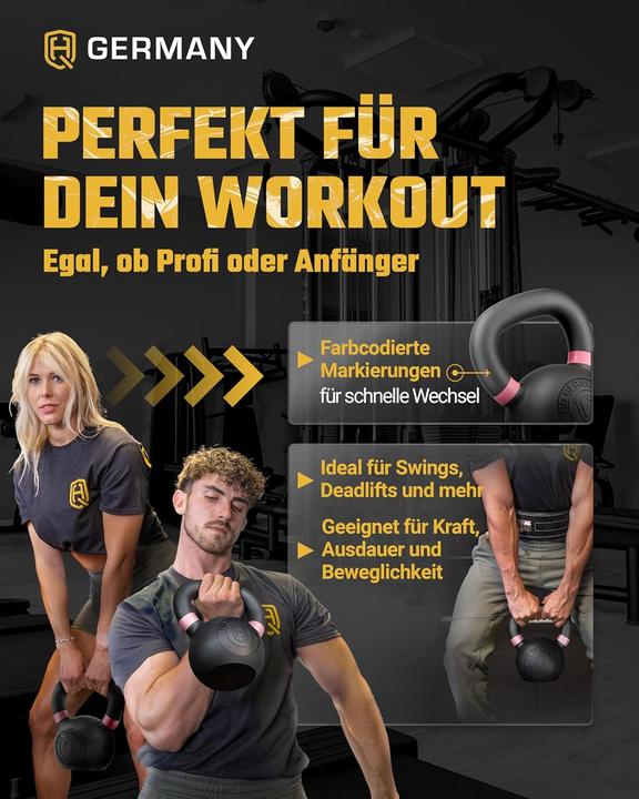 Produktbild Hq Germany Powdercoat Kettlebell Starter-Set