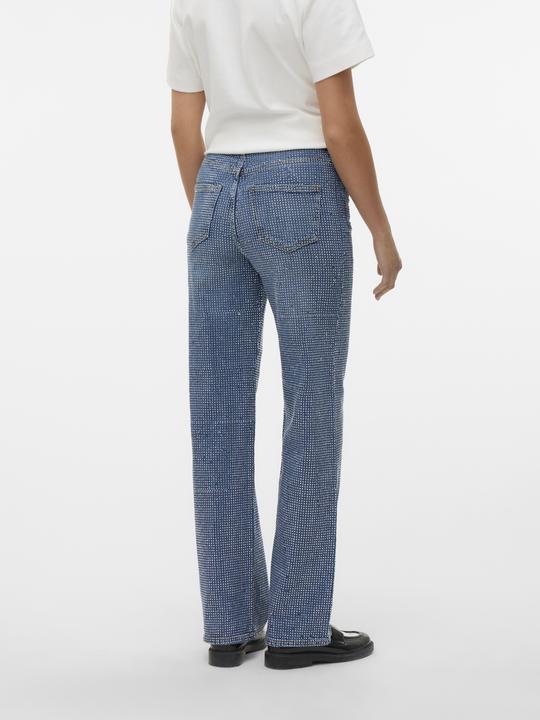 Immagine prodotto Vero Moda VMTESSA Hohe Taille Weiter Beinschnitt Jeans Weit geschnitten (W27/L32)