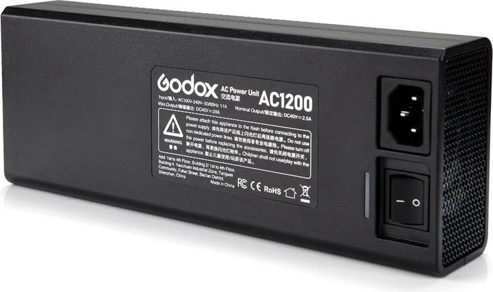Godox AC-adapter AD1200Pro (Adapter voor flitser)