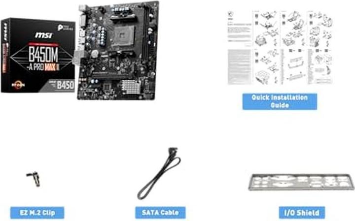 Produktbild MSI B450M-A PRO MAX II (AM4, AMD B450, mATX)