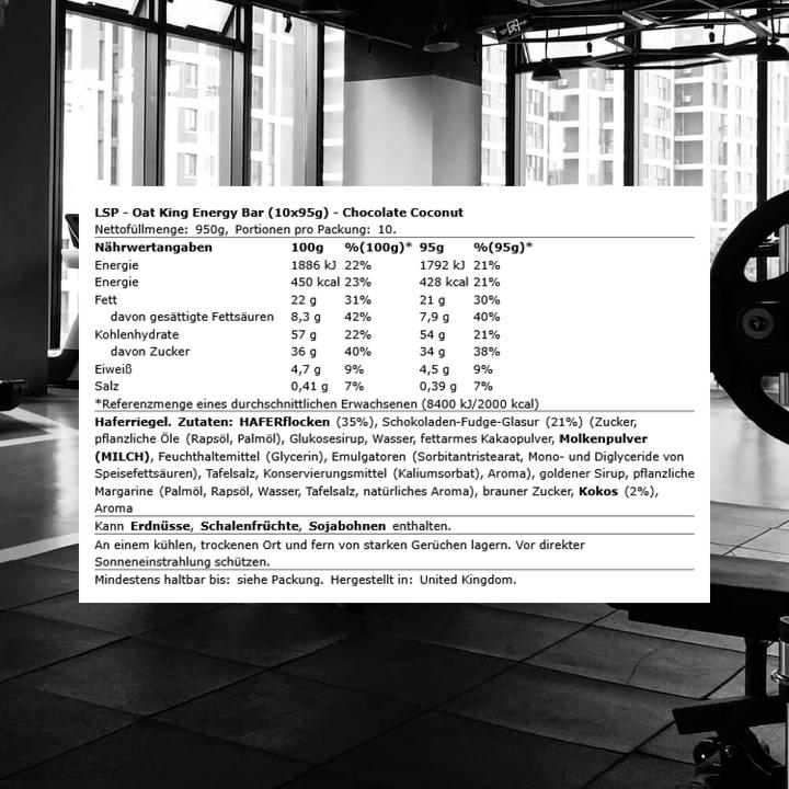 Produktbild Oat King Energy Bar (10 Stk., 950 g)