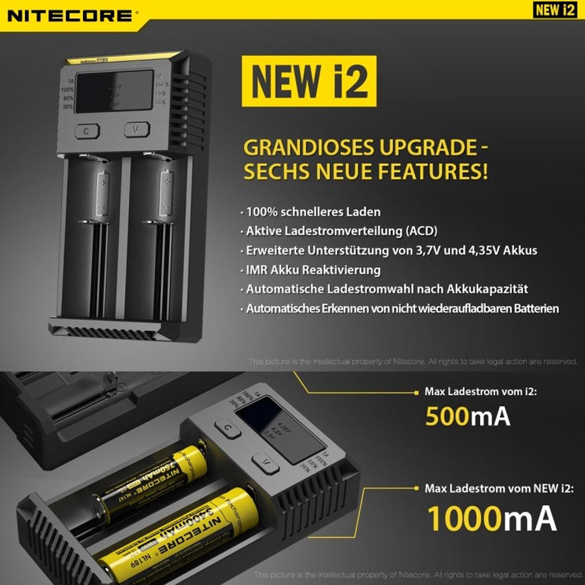 Thumbnail - Nitecore Ladegerät Intellicharge i2
